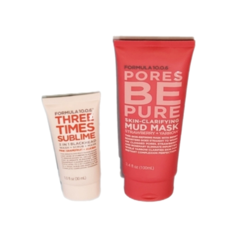 Set of Formula 10.0.6 face scrub and mask NEW
